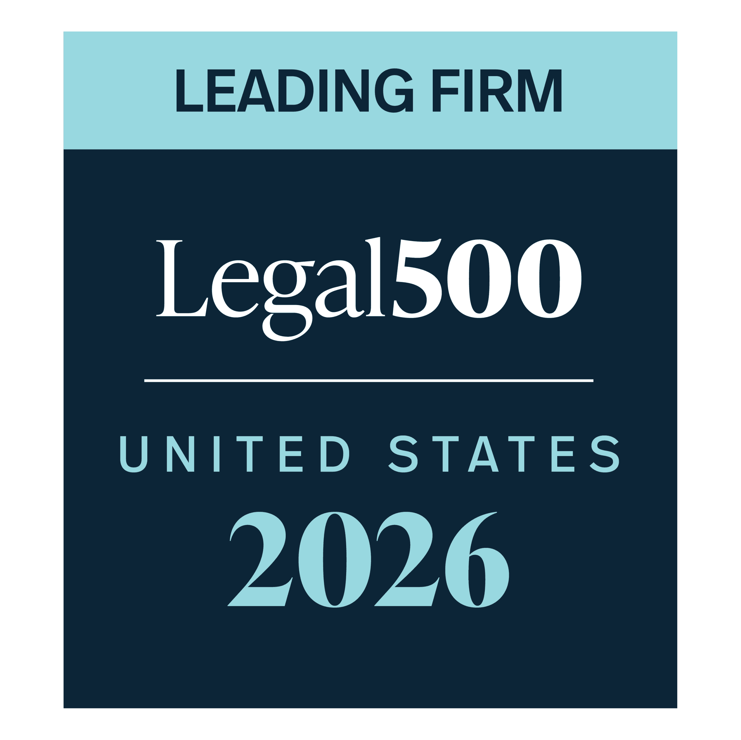 Legal 500, USA Leading Firm